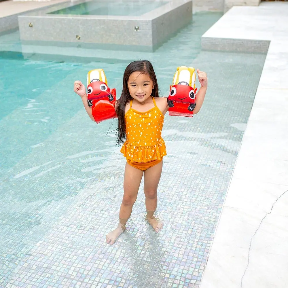 Little Tikes Cozy Coupe 3D Inflatable Arm Floaties Swimming Aid - for 4-6 Years Beginning Swimmers, Pool Use to Help Stay Afloat, Yes, Poolcandy, Help Beginning Swimmers Stay Afloat