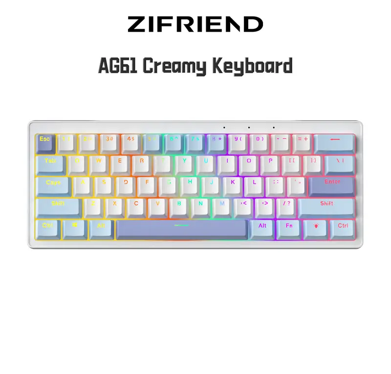 FURYCUBE x ZIFRIEND AG61 60% Gasket Mechanical Keyboard - Hot