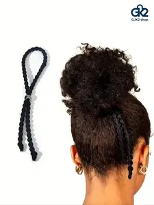 5Pcs New Style Solid Color Hair Tie, High Stretch Ponytail Holder, Fashion Hair Accessories for Women & Girls, Minimalist Headwear Suitable for Thick Curly Hair, Ponytail Hairstyle headband lace