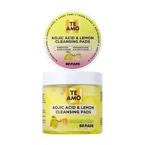 CLEANSING PADS with KOJIC & LEMON 50 pcs by Te Amo