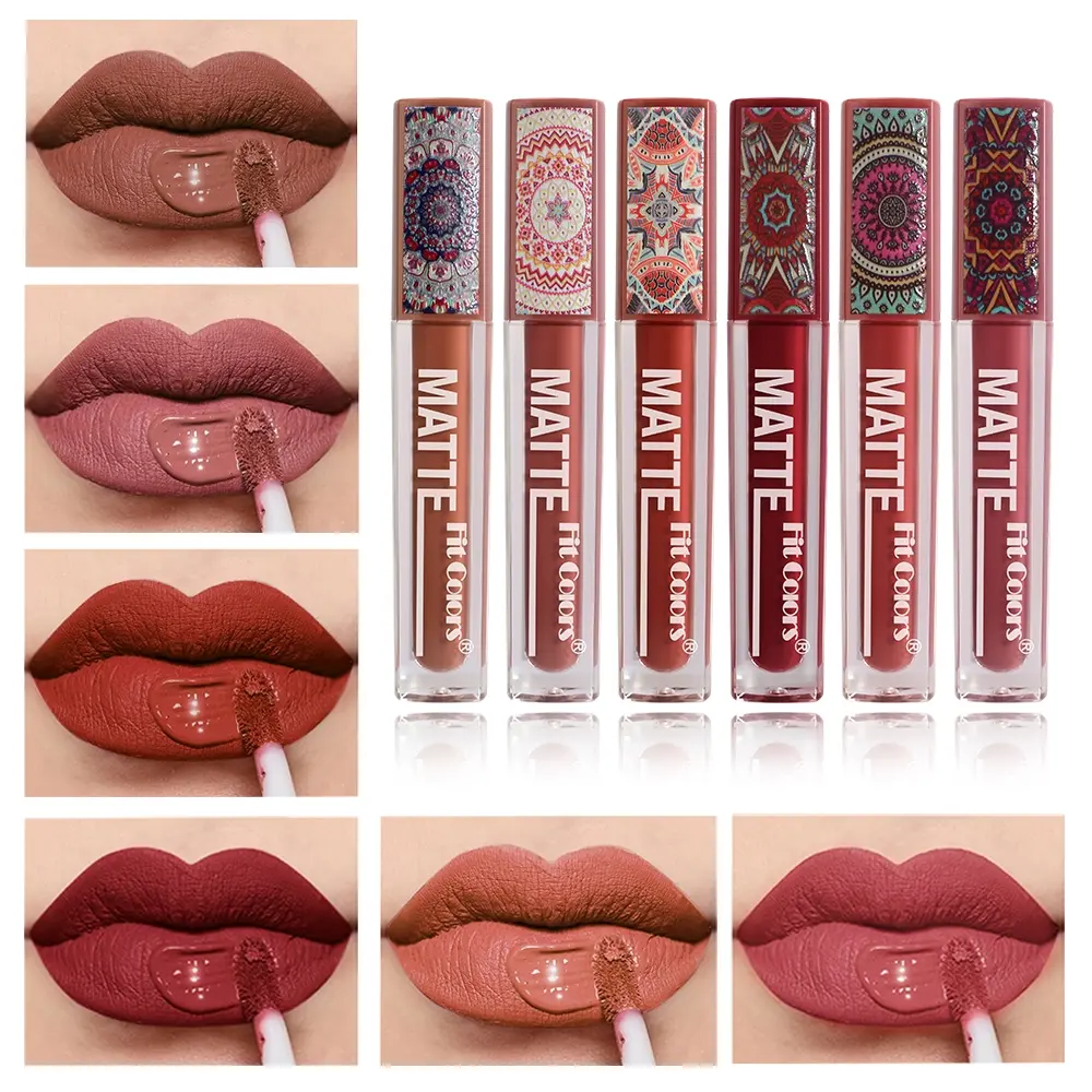 Mist velvet matte lip gloss is silky, easy to color, waterproof, long-lasting, and does not fade