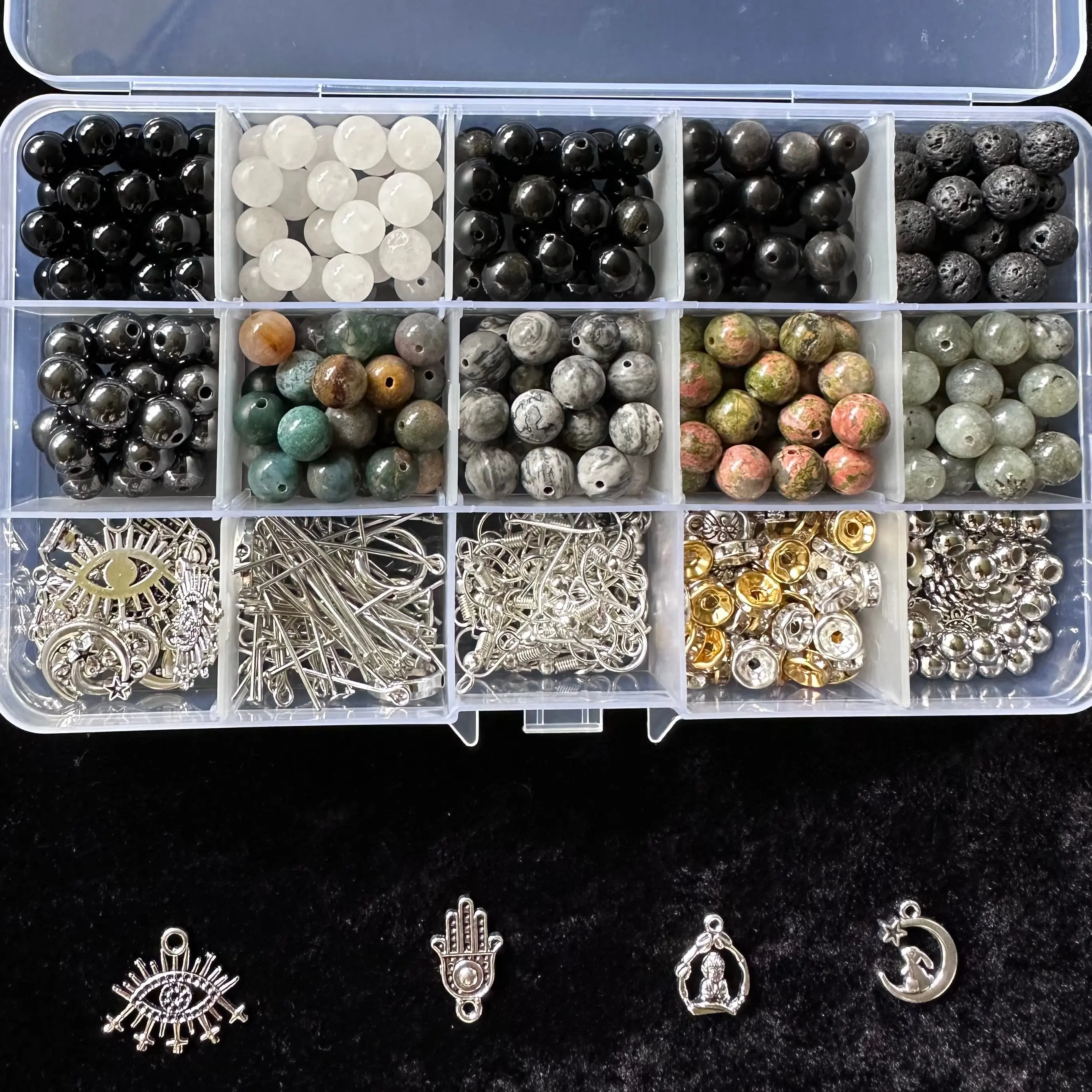 NO. 4  Protection DIY bead kit  8 mm beads