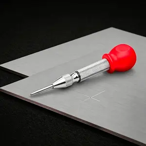 Industrial-Grade Automatic Center Punch Kit, Precision Metal Drilling Tool, Portable Impact Punch Set for Auto Repair & Home Toolbox, Emergency Glass Breaker & Hardware Maintenance.