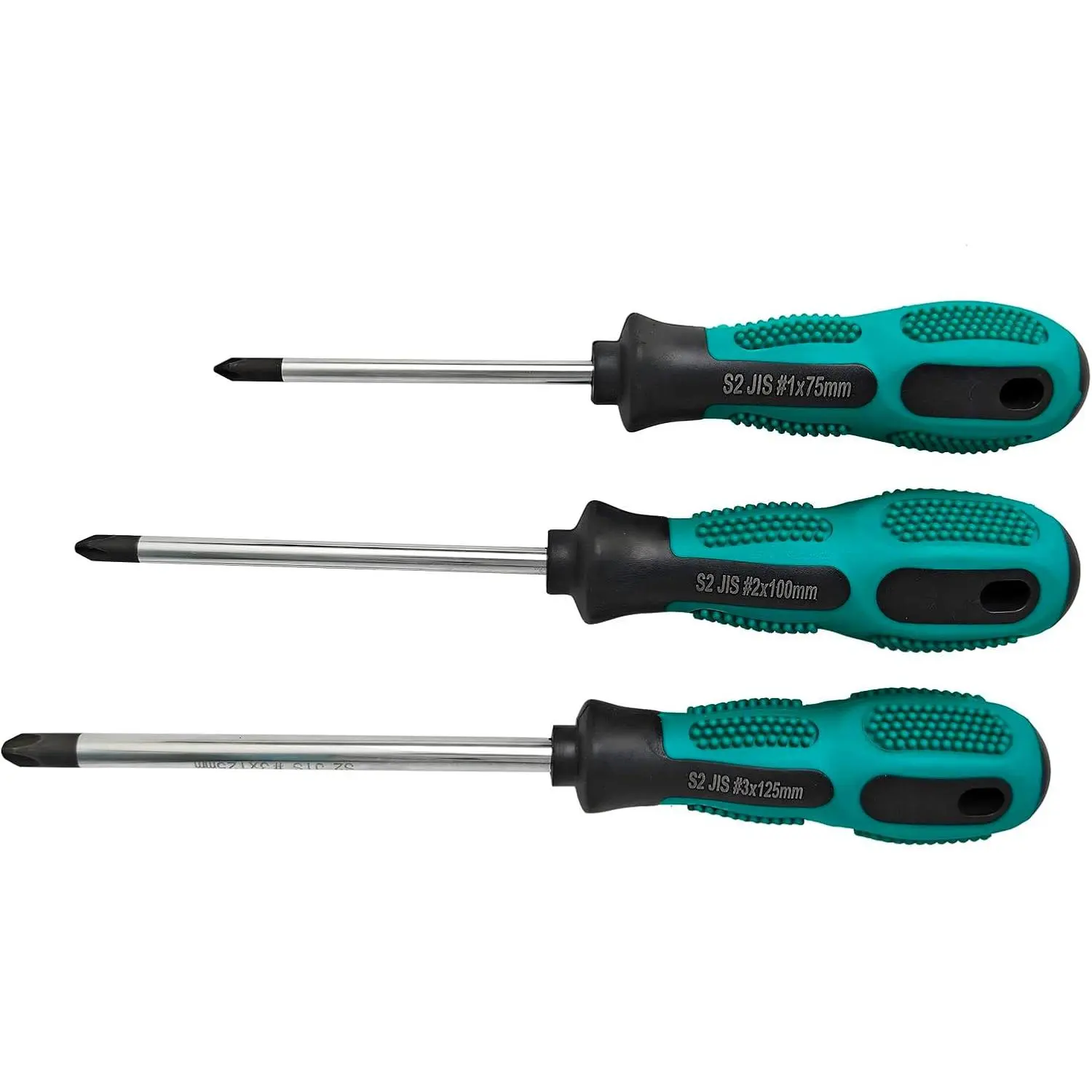 Screwdriver Set (3Pcs#1#2#3) – Magnetic Tips, S2 Alloy Steel, Meets JIS B4633 Standard, Designed for Japanese Motorcycles, Vehicle,Bicycles & Industrial Equipmen