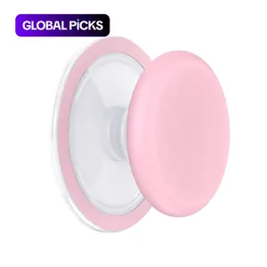 Strong Magnetic Phone Grip, Telescopic Lazy Phone Bracket, Removable Round Silicone Part, Hands-Free Phone Mount for iPhone 17/16/15/14/13/12 Series #GLOBAL PICKS