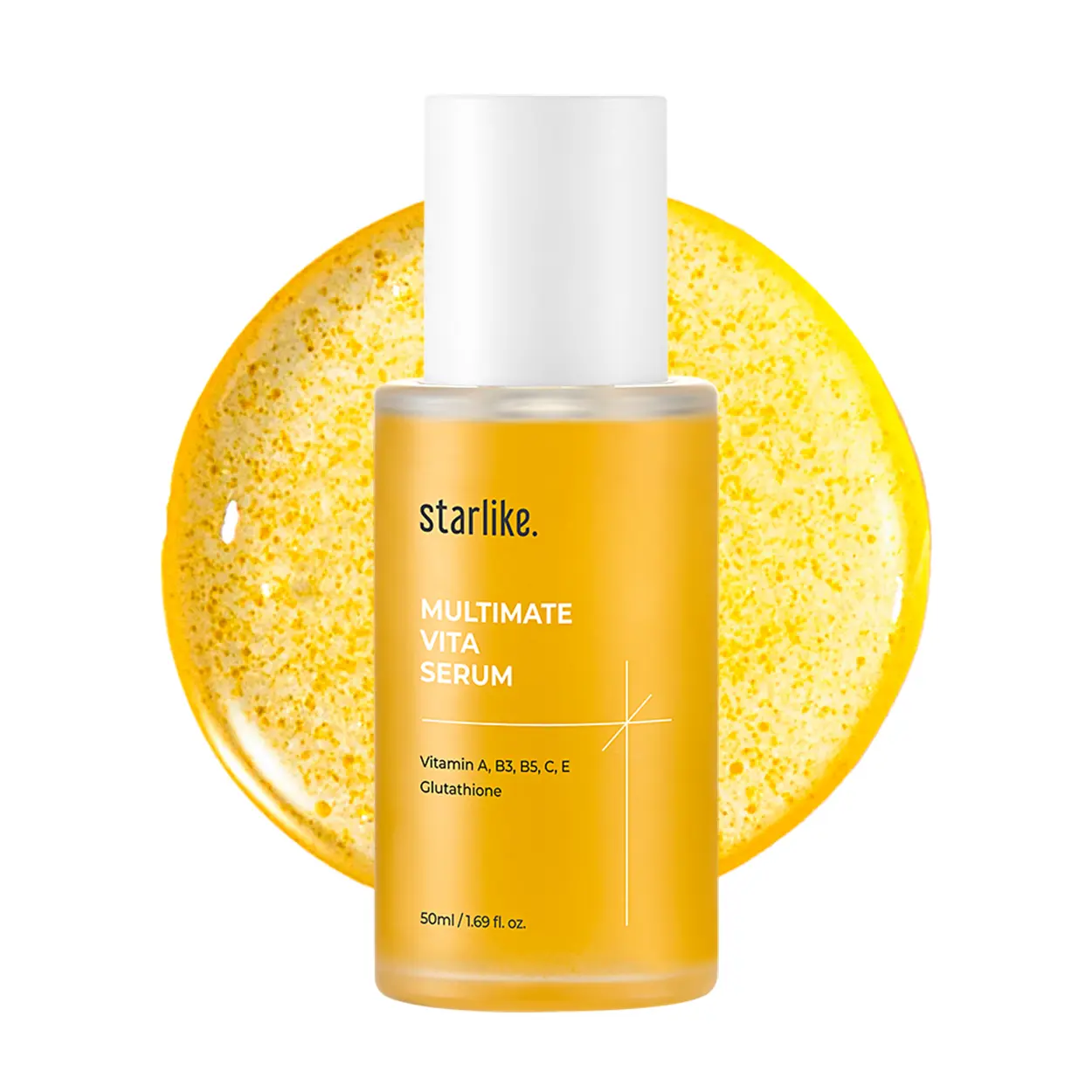 starlike Multimate Vita Antioxidant Facial Serum I 1.69 Fl oz (50ml) I 10% Multi-Vitamin A, B3, B5, C & E I Glutathione & Tranexamic Acid I Korean Skincare I Glow Boosting, Even Tone & Refined-Looking