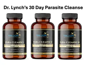 Triilium Health Solutions - Parasite Cleanse - Intestinal Parasites of all kinds -including tapeworms - antioxidants