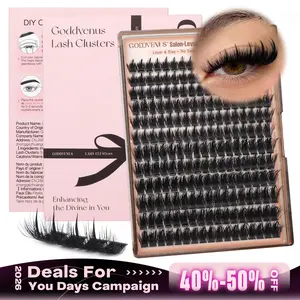 Goddvenus Spiky Slay Manga Lash Clusters With Spikes Pre-Spikes Wispy Cluster Eyelash Extensions Fluffy Anime Eyelashes Clusters Reusable Faux Mink Fairy Individual Lash Extension D Curve 12-18mm 204 Pieces - Cosmetic, Makeup