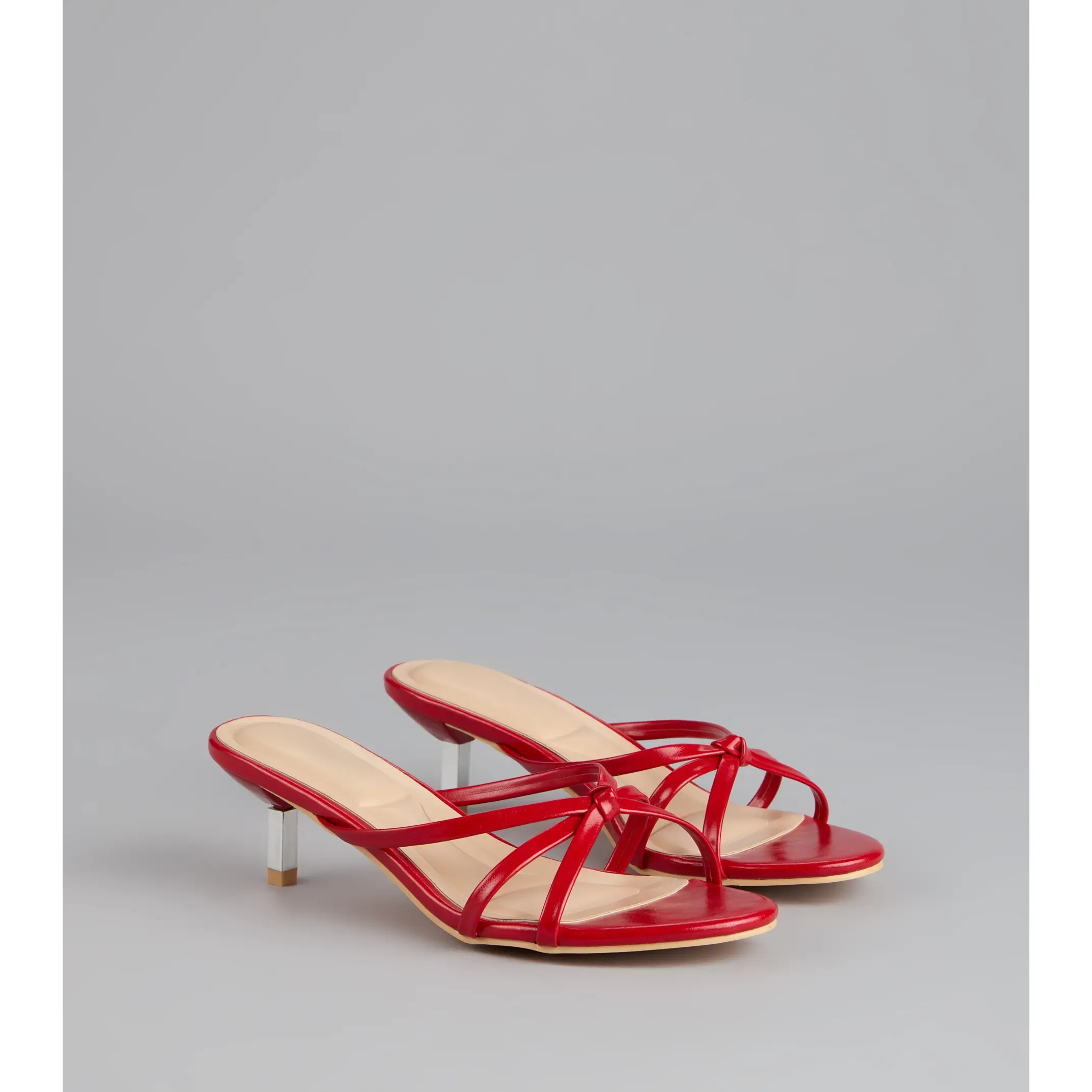 Shimmer Step Strappy Mules Shimmer Step Strappy Mules