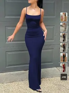 FLASH Bodycon Camisole Dress Pleated Fitted Date Night Going Out Summer