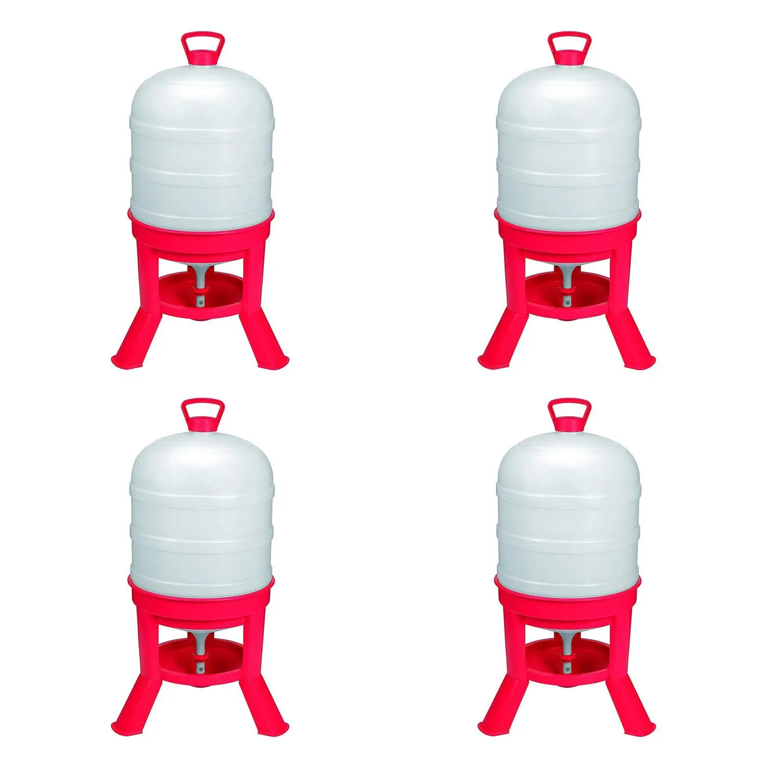 Little Giant DOMEWTR10 10 Gallon Tank Poultry Chicken Gravity Waterer (4 Pack)