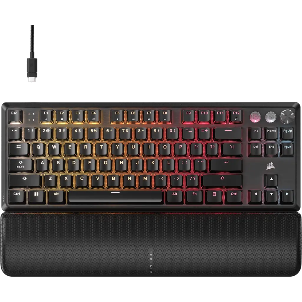 K70 PRO TKL High-Performance Hall Effect Programmable Gaming Keyboard with Rapid Trigger