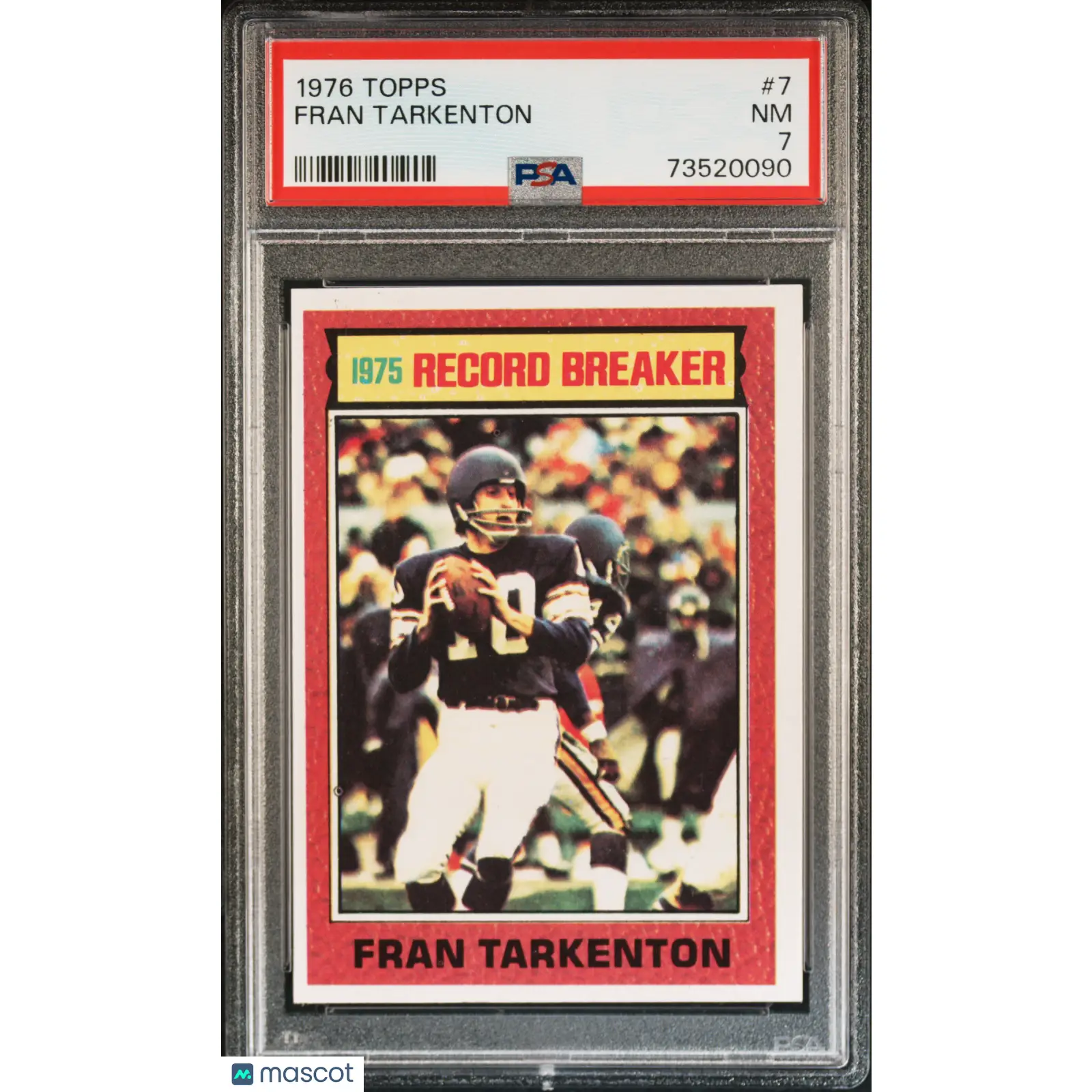 Fran Tarkenton PSA 1976 Topps Football #7 7 73520090