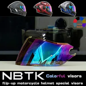 Motorcycle Helmet Visor, UV Rays Visor, Universal Day & Night Use, Sun Protection Eyewear, Flip-Up Design, Durable Motorcycle Accessories