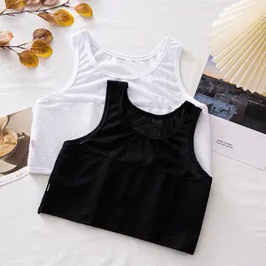 4PCS VibeFit 2026 New Mesh Chest Binder for Transgender FTM Binder Breathable and Strong Compression Tomboy Tank Top Womenswear