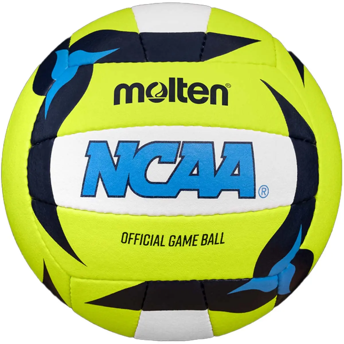 Molten BV5005-N Official Regulation Size & Weight Outdoor Beach Volleyball, Hand-Stitched Polyurethane Cover, Water-Resistant Sports Ball
