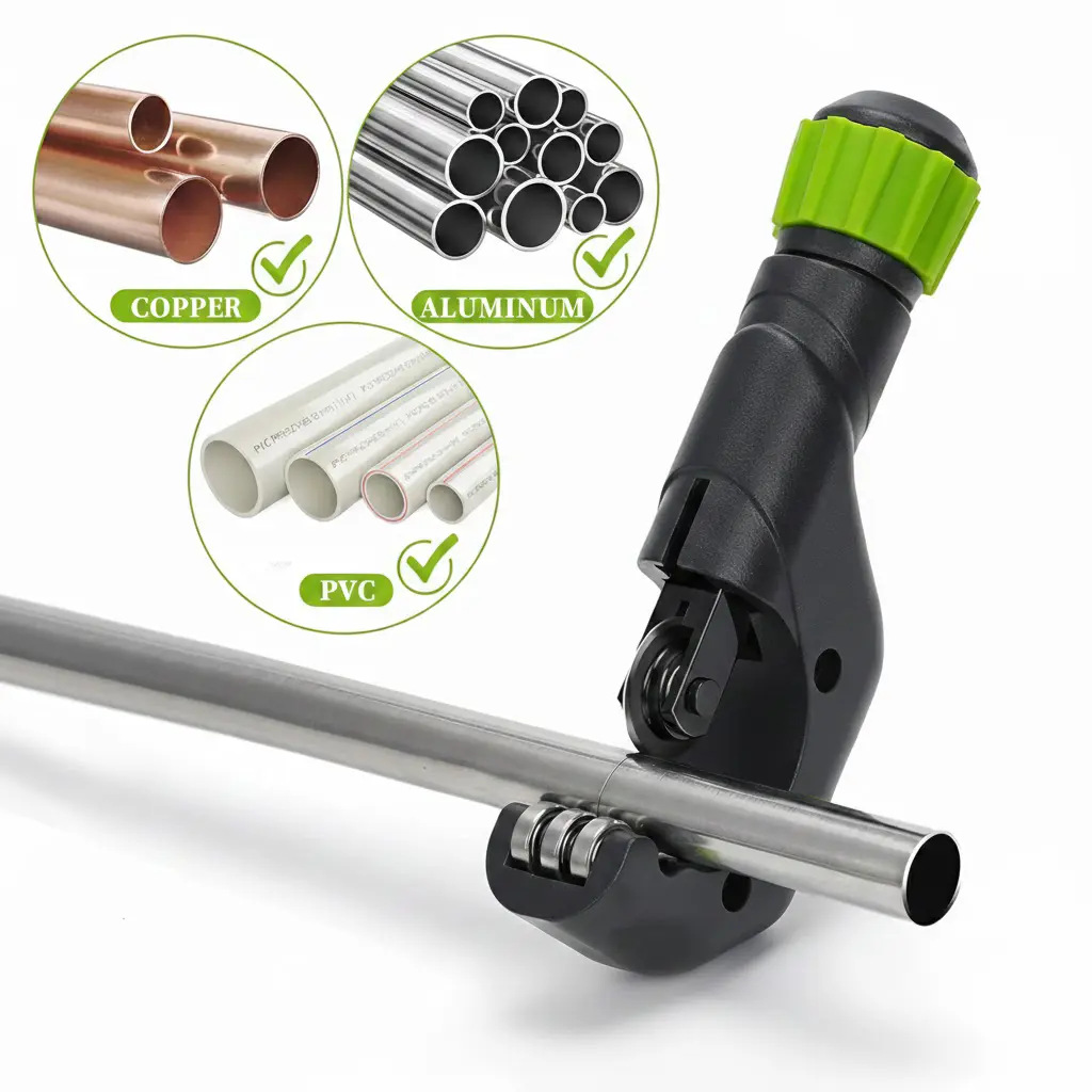 Tubing Cutter Heavy Duty Tube Cutter 3/16 to 1-1/4 Inch Pipe Cutter for Cutting Pipes Aluminum, Copper, PVC, Stainless Steel Tube 4-32mm outdoorfun