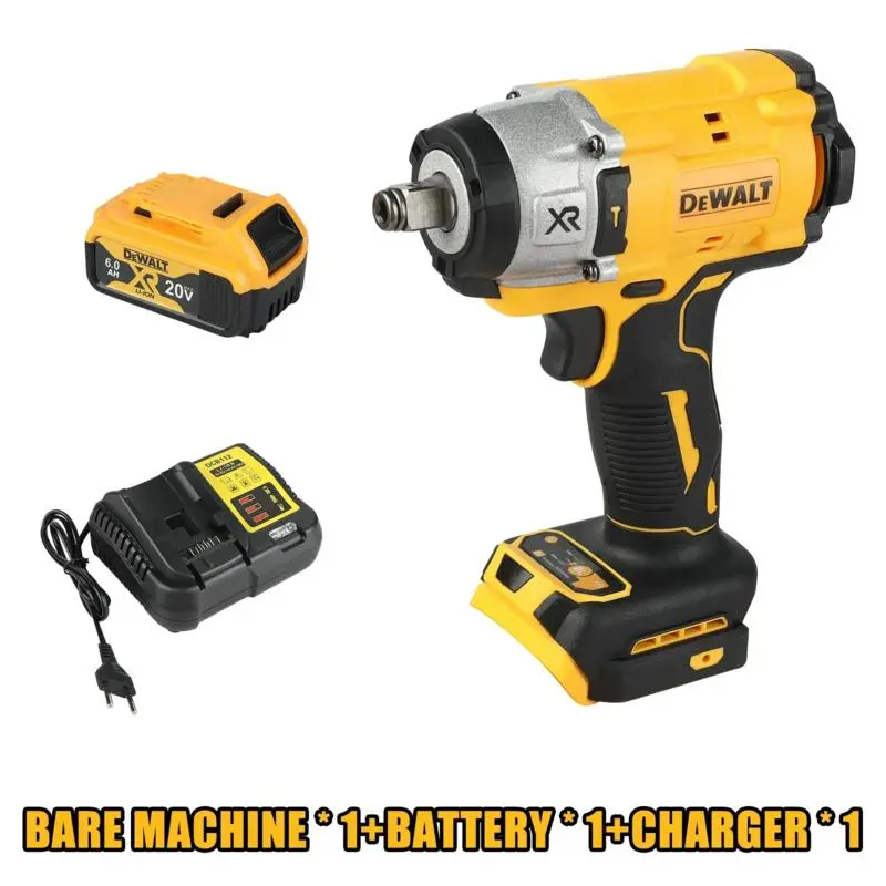 DEWALT DCF922 ATOMIC 20V Power 1/2 in. Cordless Impact Wrench Power Tool - Variable Speed, Versatile Speed Control, Detent Pin Anvil, Bare Machine (No Battery/Charger) for Accurate and Reliable Performance, Hassle-Free Use, Precision Work