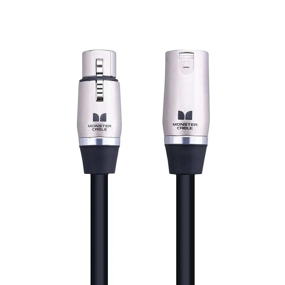 Monster Cable Prolink Performer 600 XLR Cable 100ft Microphone - Durable Microfiber Dielectric & Duraflex
