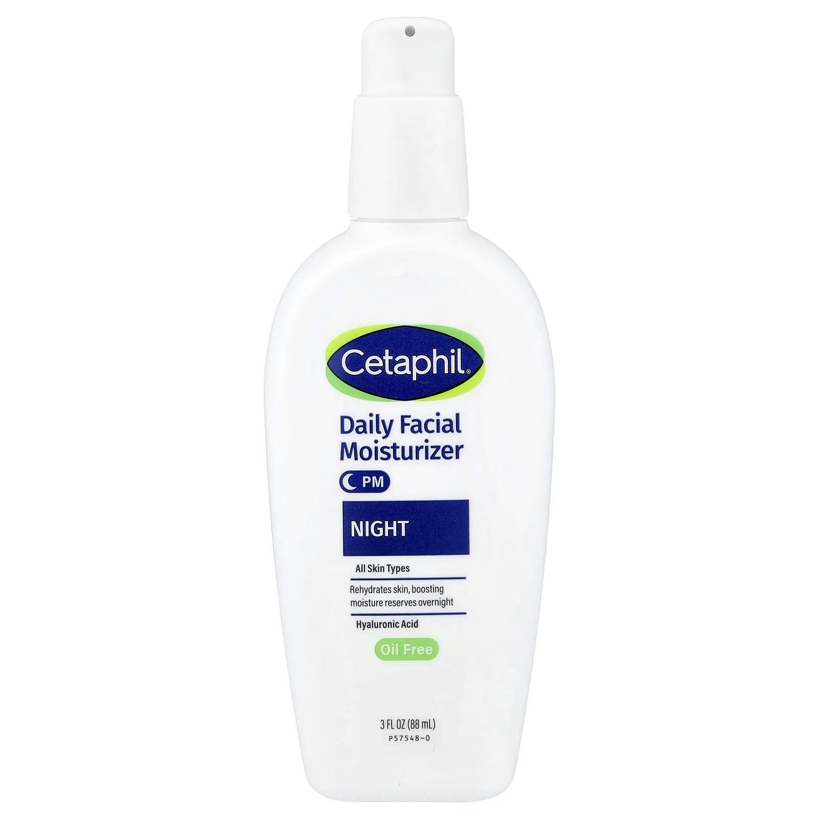 Cetaphil Daily Facial Moisturizer, Night, 3 fl oz (88 ml)