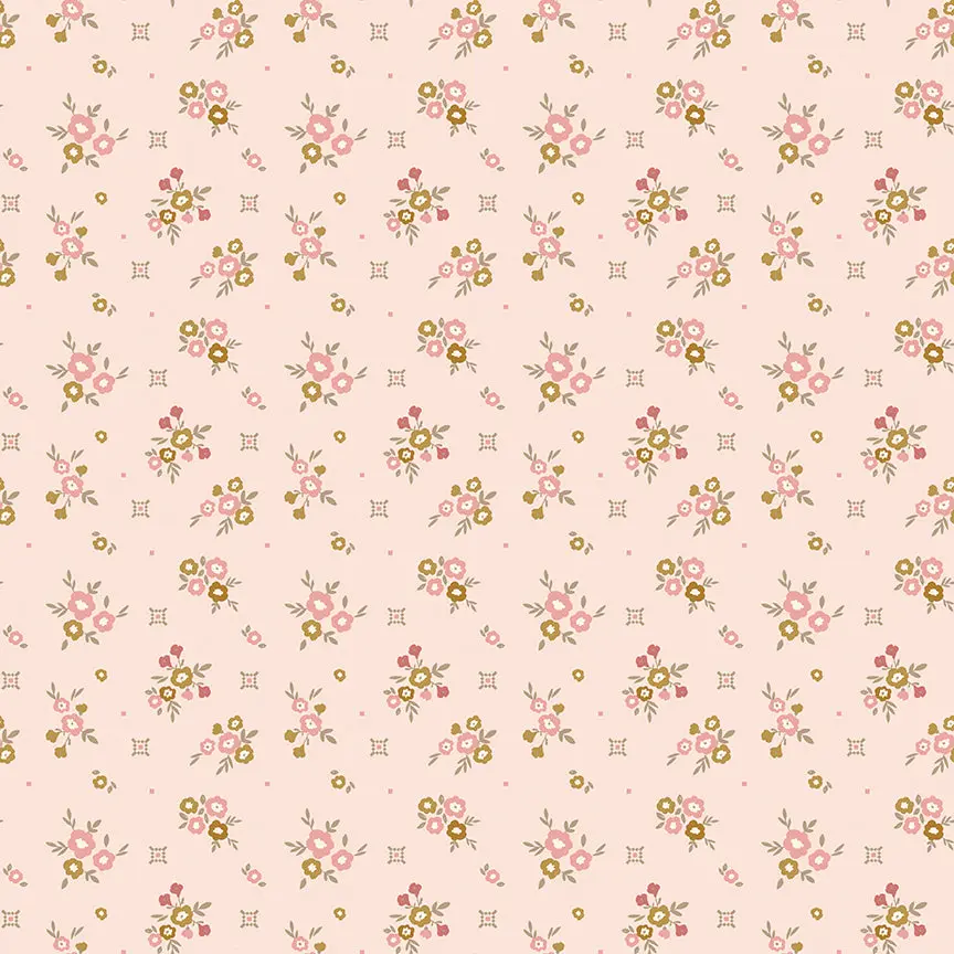 Fabric Riley Blake Pink Floral Renew by the Quarter Yard C17281-PINK