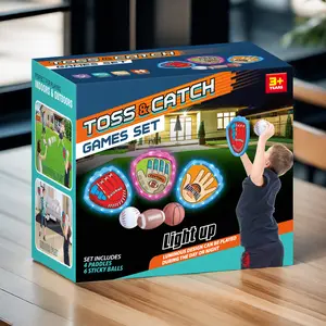 <   camping game >     Children's luminous target ball toy for outdoor leisure gatherings, parent-child interaction gift toy