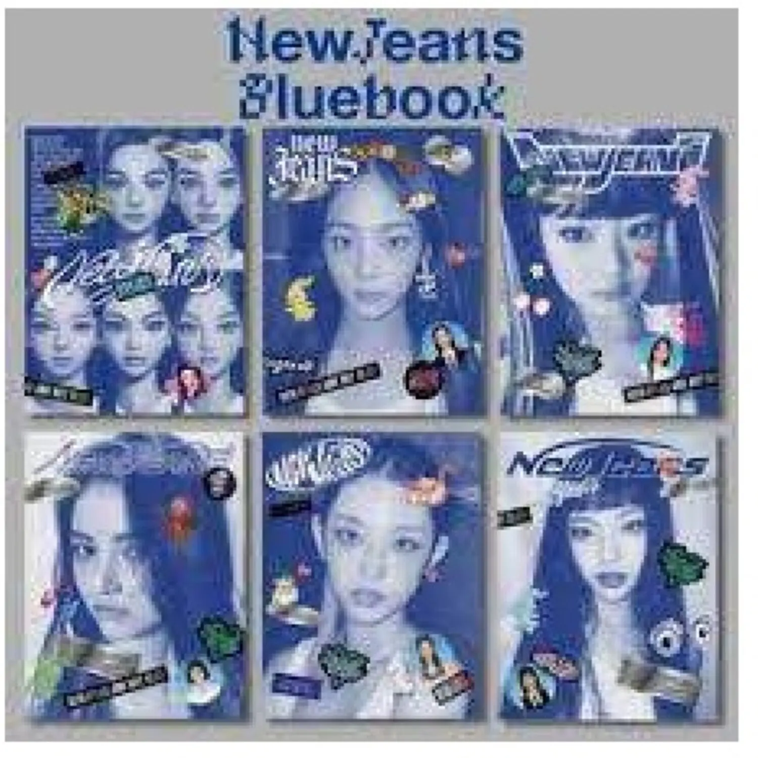 Newjeans 1st EP Album (Bluebook Ver. - 6 Different Covers, Random Cover Pull) [CD] by Bighit Entertainment, Kpop Music Band, Includes Photos, Poster, Stickers, No Age Restriction