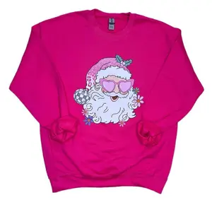 Disco Santa Sweatshirt, Santa Christmas Sweatshirt