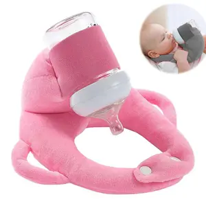 Soft plush nursing pillows, hands-free feeding bottle holders and self-supporting feeding cushions are perfect for facilitating breastfeeding and bottle feeding of newborns.