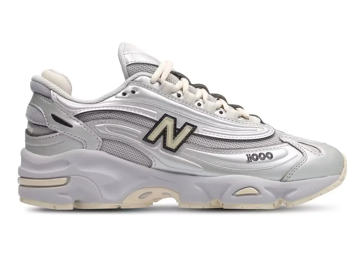 New Balance 1000 Light Silver White