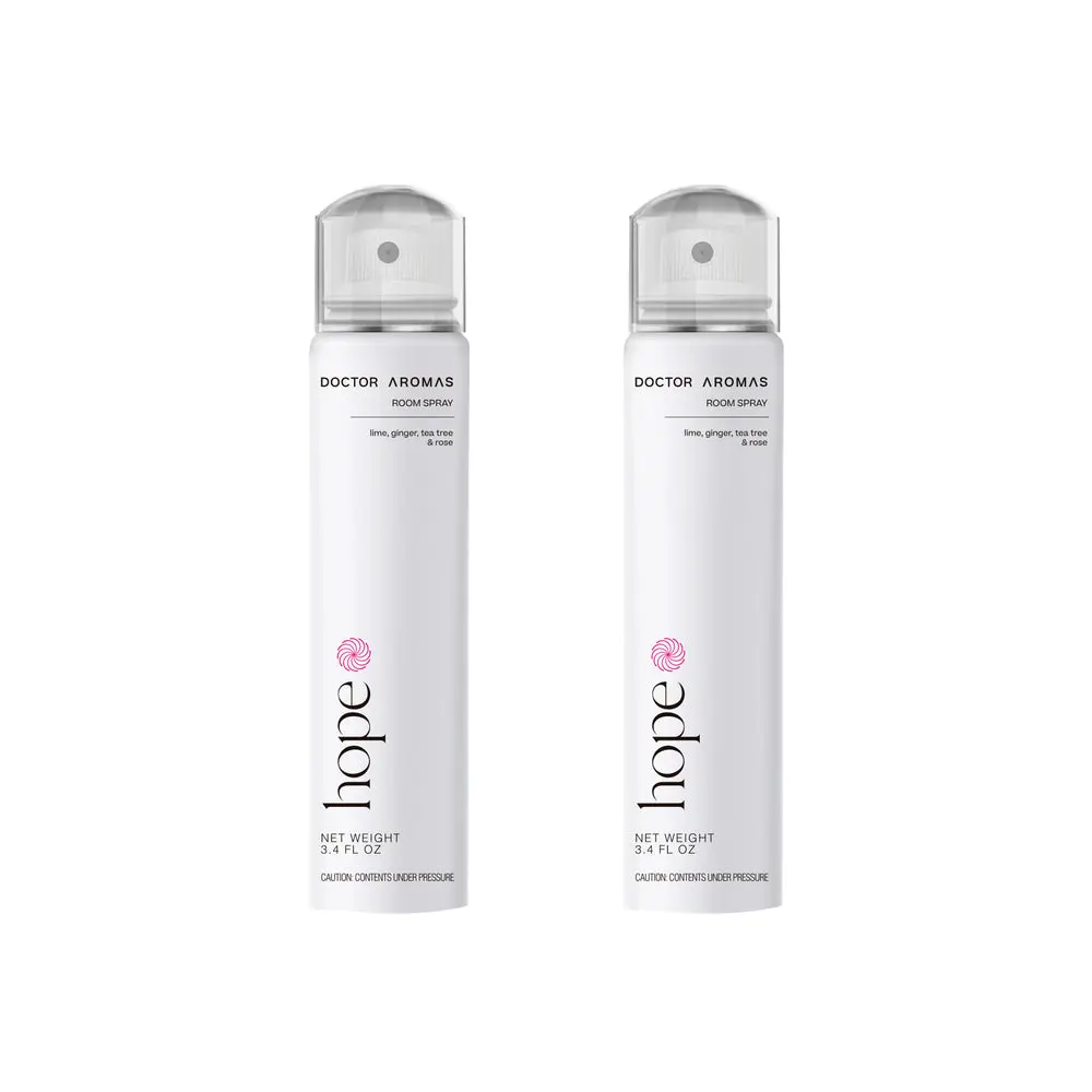 Doctor Aromas Room Spray Twin Pack - Eco-Friendly, Safe, Vegan & Cruelty-Free, Cosmetic-Grade Perfume Last Up to 3 Hours, 100ML , Air Freshener