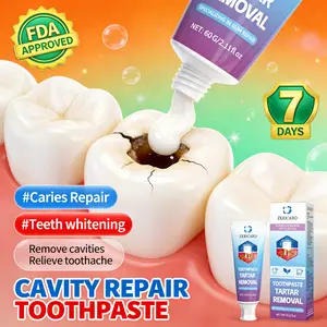 Cavity Repair Toothpaste: FDA approved, repairs cavities, removes tartar, regenerates tooth enamel, relieves toothache, and protects oral health.