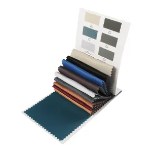 TWOPAGES Flame Retardant Curtain Fabric Swatch Booklet Non-Toxic and Child-Friendly- for Public Room, Kitchen, School, Hospital - 10 Available Colors