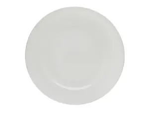 212 MAIN Godinger 70136 11 in. White Dinner Plate, Collectible Dishwasher-Safe Plate for Entertainment Use