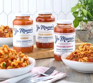 Yo Mama's (3) 25-oz Jars of Pasta Sauce