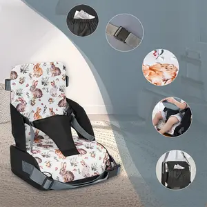 Portable Children Safety Seat Booster Pad, Baby Eating Chair Height Increase Cushion, Kids Dining Chair Mat, Child Safety Seat Padding, Washable Booster Seat