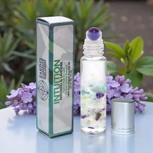 Fluorite Crystal Essential Oil Roll-On | Intuition Aromatherapy Blend