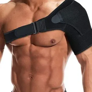 Unisex New Adjustable Compression Shoulder Brace – Breathable & Warm Vest Support with Ice Pack, Reversible Left/Right, Rotator Cuff Fixator & Pressure Straps. For Injury, Dislocation & Strain Relief in Sports, Elderly & Daily Wear.
