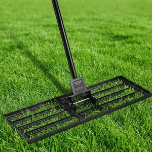 Best Choice Products Lawn Leveling Rake, 30" x 10", Extra Long 78" handle Heavy Duty Landscape