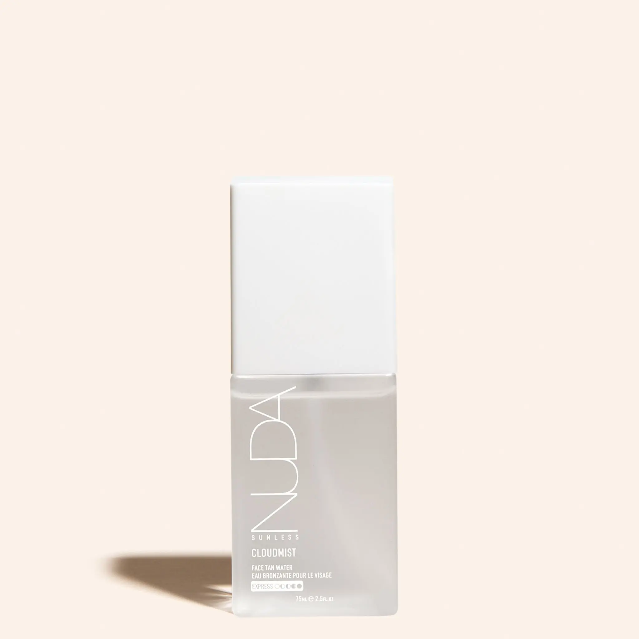 NUDA Sunless CLOUDMIST EXPRESS - Face Tan Water | Lightweight, Hydrating Self-Tanner with Aloe & Vitamins for a Natural Radiance