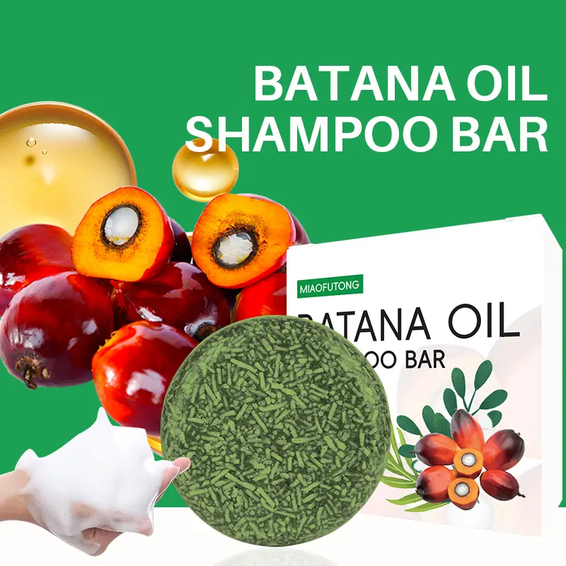 Batana Hair Revival Duo - 100% Natural Hair Butter Shampoo Bar & Conditioner for Intense Repair Frizz Control & Growth Boost Nourishes Hair Roots Enhances Health with ELAEIS GUINEENSIS Palm Oil