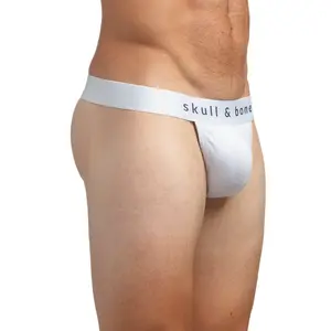 Just the Bones Thong Optic White