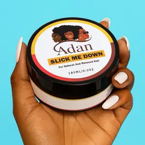 Slick Me down, A premium hair pomade and perfect gel replacement for slick hair styles. For All hair types, Gentle on The hair but firm on Styling