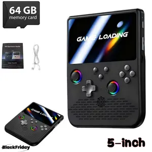 2026 New Upgrade 5.5 Inch Screen Handheld Game Console, 1 Count Rechargeable Portable Game Console,Linux System,Retro Arcade Game Console for Adult Gift Gaming