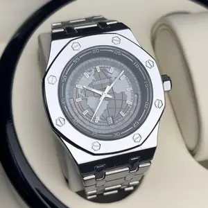 Fully Automatic Mechanical Watch Men's Business High-end Stainless Steel Trendy Wristwatch