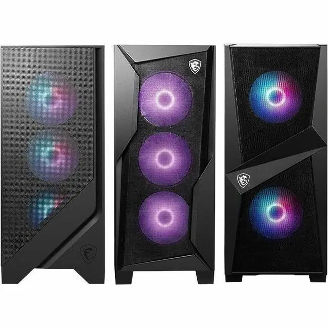 MSI Codex R2 C14NVL5-473US Prebuilt Gaming PC, Intel Core i5 14th Gen, 16GB RAM, SSD Storage, Black Desktop for PC Gaming