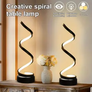 USB cable tri color adjustable indoor atmosphere light, spiral (expandable), suitable for children at home, study, office, living room, bedroom, office, bedside table and other places
