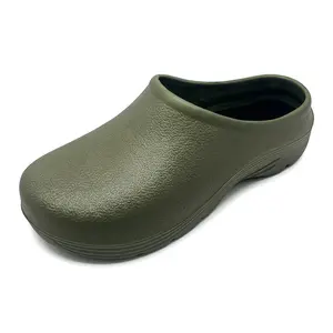 Slip On Breathable Work Clogs For Women Men Waterproof Nurse Shoes With Arch Support