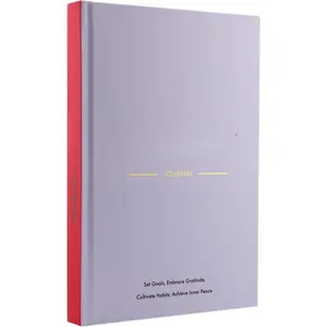 (TM) Journal - Guided Daily Goal Setting, Gratitude & Habit  with Emotional  Scale | 288-Page Undated 6-Month Personal Growth Notebook for Women & Men (Lavender)