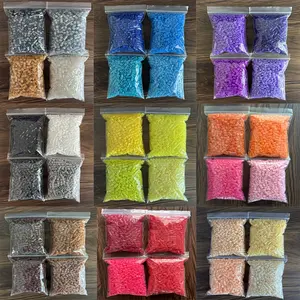 4 Pack 5mm Bead Refill Set in Multiple Colors, Ideal for Iron Beads, Pixel Art, 3D Craft Projects, Perfect for Creative Handicrafts and Jewelry Designers